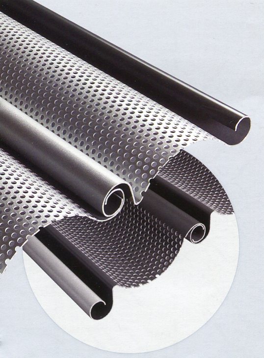 Picture showing Hormann perforated lath profile       